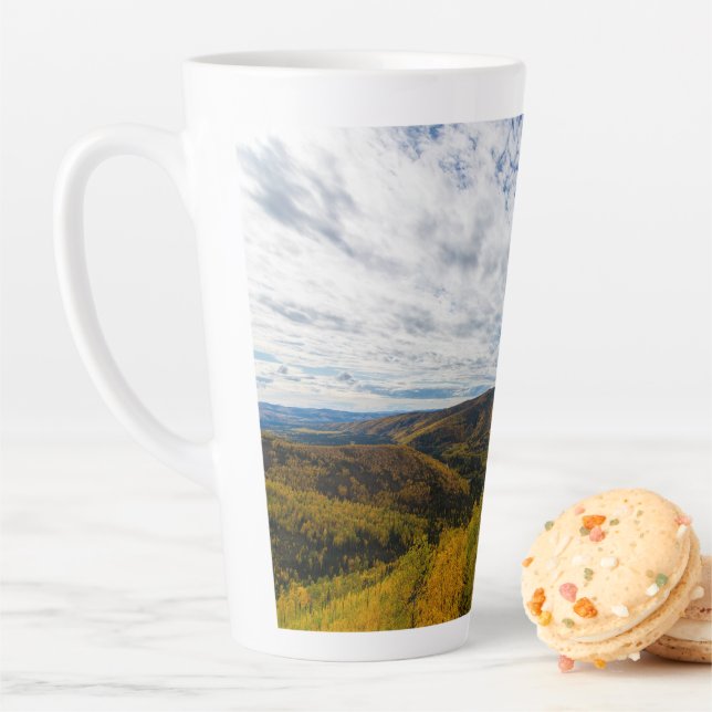 Caneca De Café Latte Outono em Angel Rocks (In Situ)