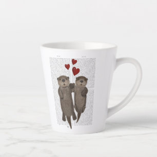 Caneca De Café Latte Outros Segurando Mãos