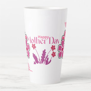 Caneca De Café Latte pacote de presente moderno do dia das mães