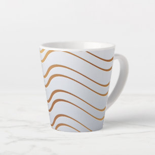 Caneca De Café Latte Padrão de ouro 3