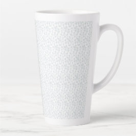 Caneca De Café Latte Padrão Geométrico de Inverno Personalizado