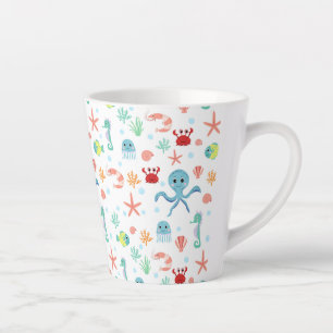 Caneca De Café Latte Padrão Sea World