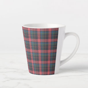 Caneca De Café Latte Padrão Xadrez Clássico