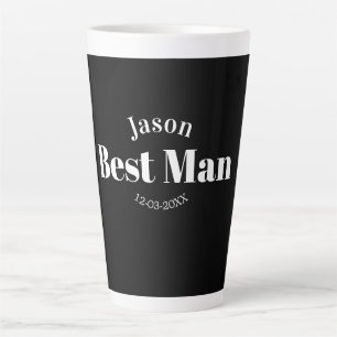Caneca De Café Latte padrinho de casamento despedida de solteiro melhor