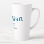 Caneca De Café Latte padrinho de casamento festa de solteira adicionar<br><div class="desc">design</div>