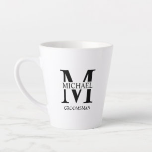 Caneca De Café Latte Padrinho de casamento Personalizado Clássico Coffe