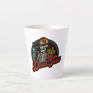 Caneca De Café Latte Pai certeza de que não é esqueleto venenoso