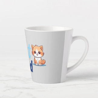 Caneca De Café Latte Pai de gato