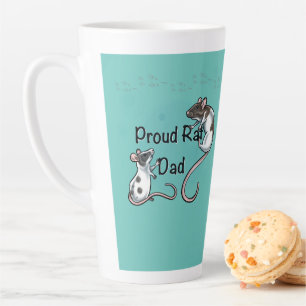 Caneca De Café Latte Pai De Rato