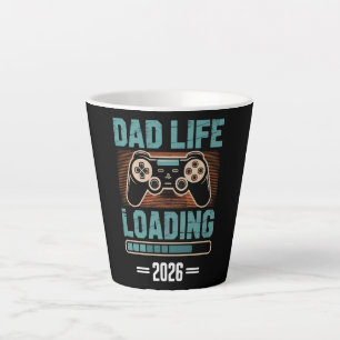 Caneca De Café Latte Pai Esperançoso Vida de Pai Carregando 2026