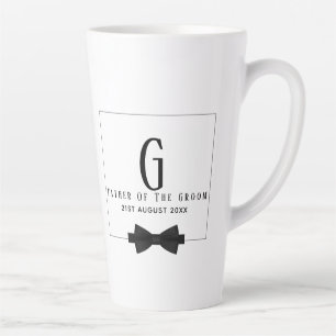 Caneca De Café Latte Pai Personalizado do Arco do Monograma