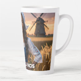 CANECA DE CAFÉ LATTE PAÍSES BAIXOS - HOLANDÊS