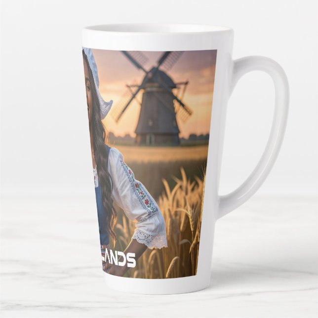 CANECA DE CAFÉ LATTE PAÍSES BAIXOS - HOLANDÊS (Direita)