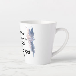 Caneca De Café Latte Palavra de Bíblia Religiosa de Mulher Cristã