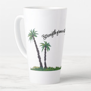 Caneca De Café Latte Palm Tree Serenity Mug