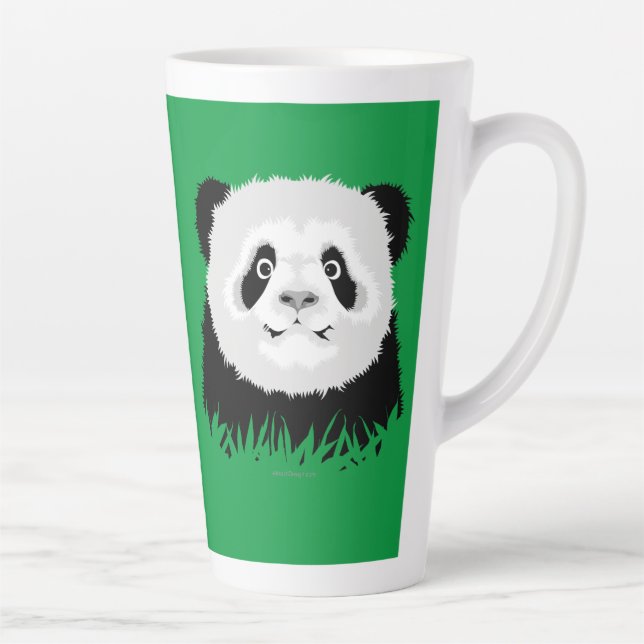Caneca De Café Latte Panda Bear Latte Mug (Direita)
