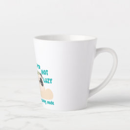 Caneca De Café Latte Panda preguiçoso fofo