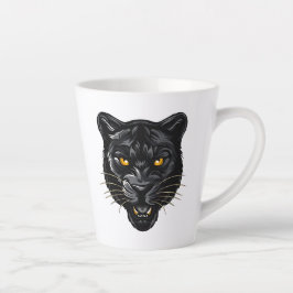 Caneca De Café Latte Pantera Negra