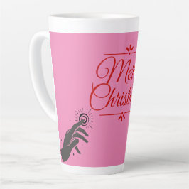Caneca De Café Latte Pão de Natal