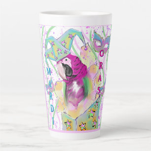 Caneca De Café Latte Papagaio