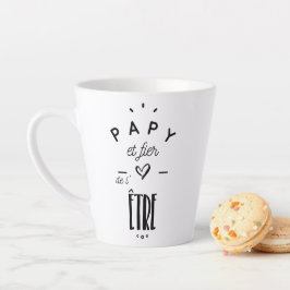 Caneca De Café Latte Papy et fier de l'être