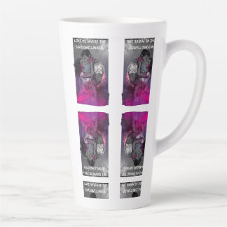 Caneca De Café Latte Para aqueles que se apaixonam onde a luz se atreve