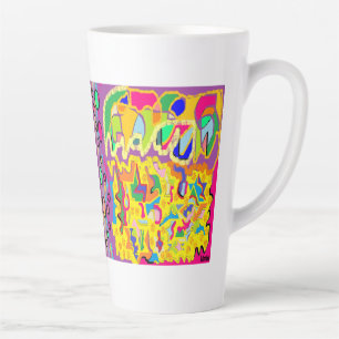 CANECA DE CAFÉ LATTE PARA ARTES SAKE PICTURE COM WORDS