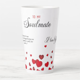 Caneca De Café Latte Para minha alma gêmea 