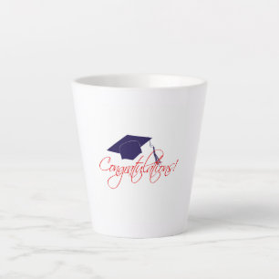 Caneca De Café Latte Parabéns de graduação de Coffee Mug