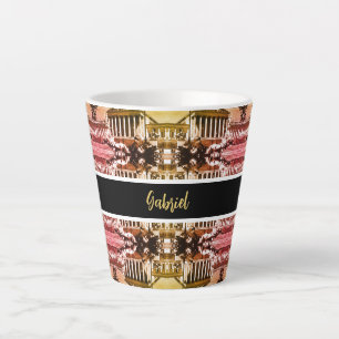 Caneca De Café Latte Parlamento de Viena Vintage Áustria