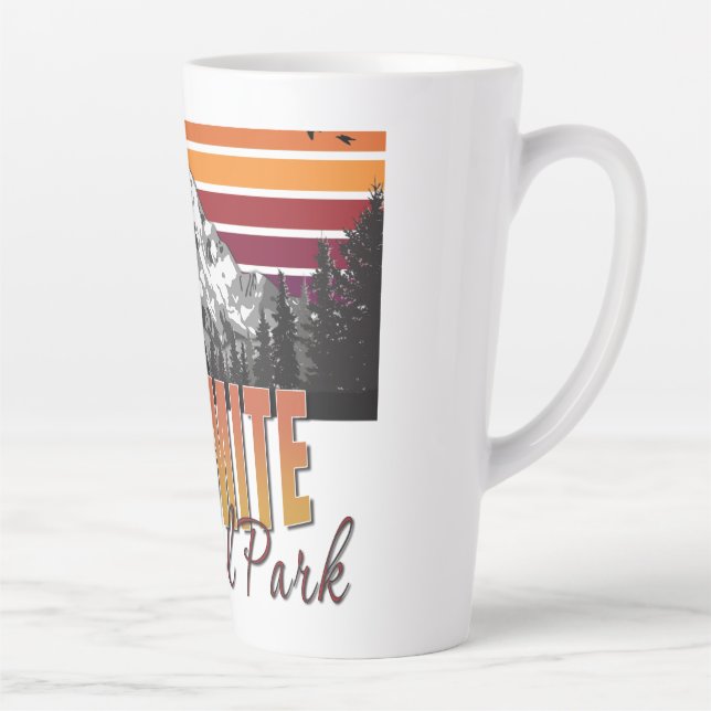 Caneca De Café Latte Parque Nacional Yosemite (Direita)