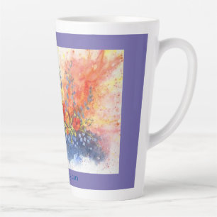 Caneca De Café Latte Partido Petunia