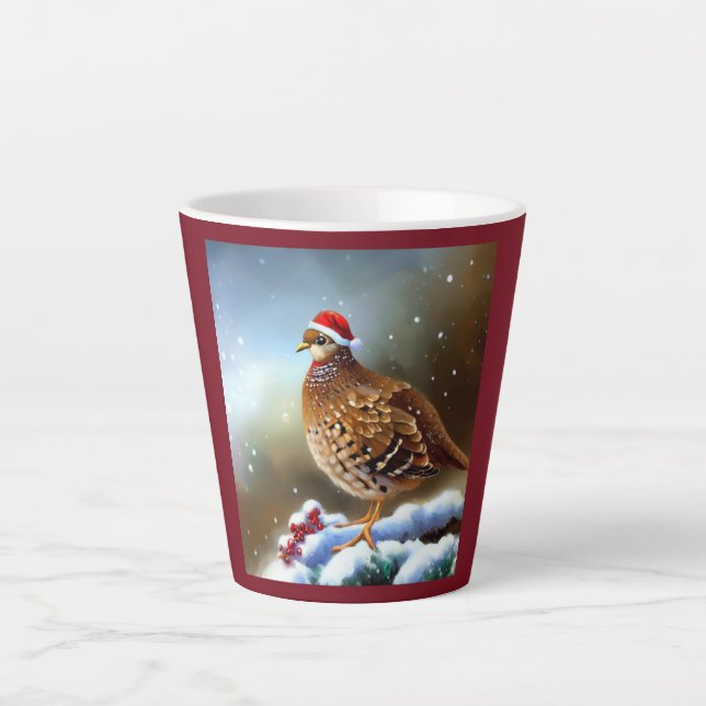 Caneca De Café Latte Partucho Natal 2 (Frente)