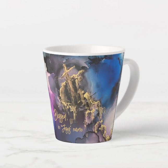 Caneca De Café Latte Páscoa Hallelujah Mug (Ângulo direito)