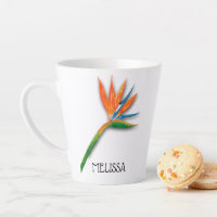 Pássaro da Flor Tropical do Paraíso PERSONALIZADO