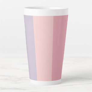 Caneca De Café Latte Pastel de cor azul a rosa lata