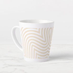 Caneca de Café Latte Pastel Design - Elegante e Es