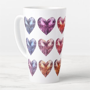 Caneca De Café Latte Pastel Gemstone