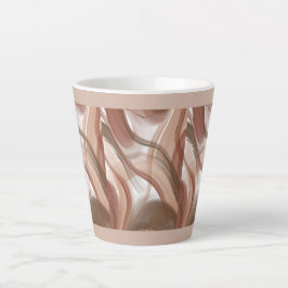 Caneca De Café Latte "Pastel Latte Mug - Elegante e Design moderno"
