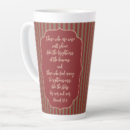 Caneca De Café Latte Pastor Gift Leadership Scripture Cross