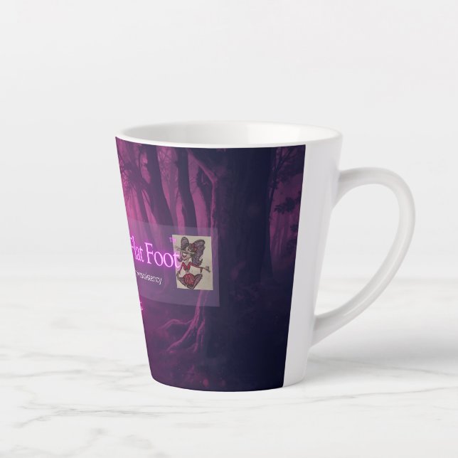 Caneca De Café Latte Path of the Flat Foot Small Latte Mug (Direita)