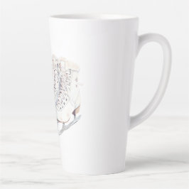 Caneca De Café Latte Patins de gelo Axel