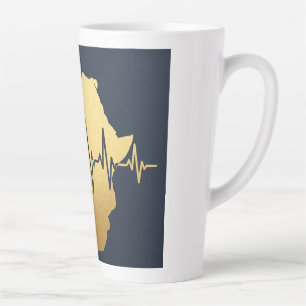 Caneca De Café Latte pátria certificada