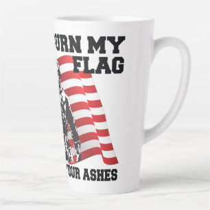 Caneca De Café Latte Patriota Americano