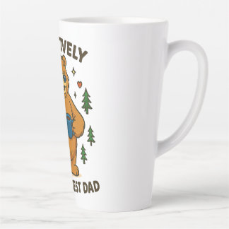 Caneca De Café Latte Paws - o maior urso do Pai