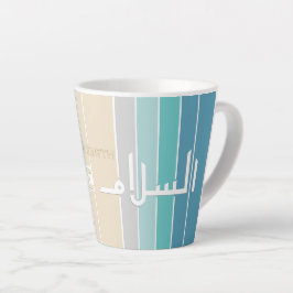 Caneca De Café Latte Paz na Terra