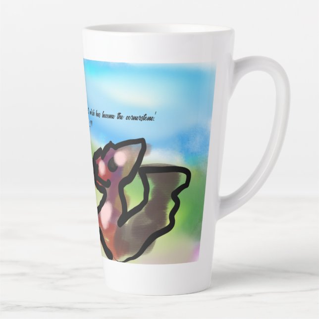 Caneca De Café Latte pedra jesus  (Direita)