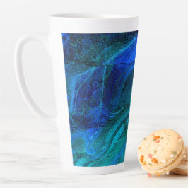 Caneca De Café Latte Pedra Talhada pelo Oceano