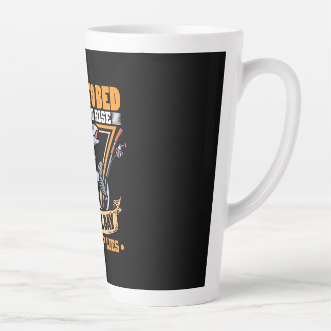 Caneca De Café Latte Peixe de peixe o dia todo (Direita)