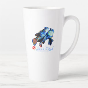 Caneca De Café Latte Peixe-mandarino